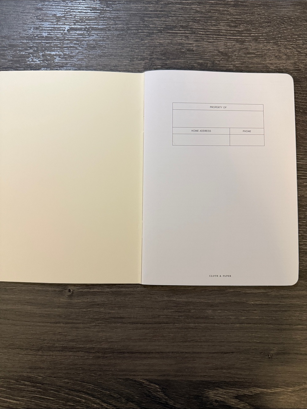Cloth & Paper Bucket List Notebook - Picture 2 of 7